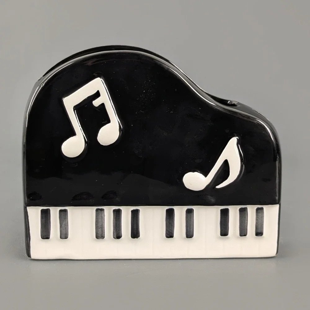 Vintage Takahashi San Francisco Ceramic Piano Music Note Holder Made in Japan
